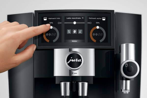 Ekspres do kawy JURA J8 twin Diamond Black panel